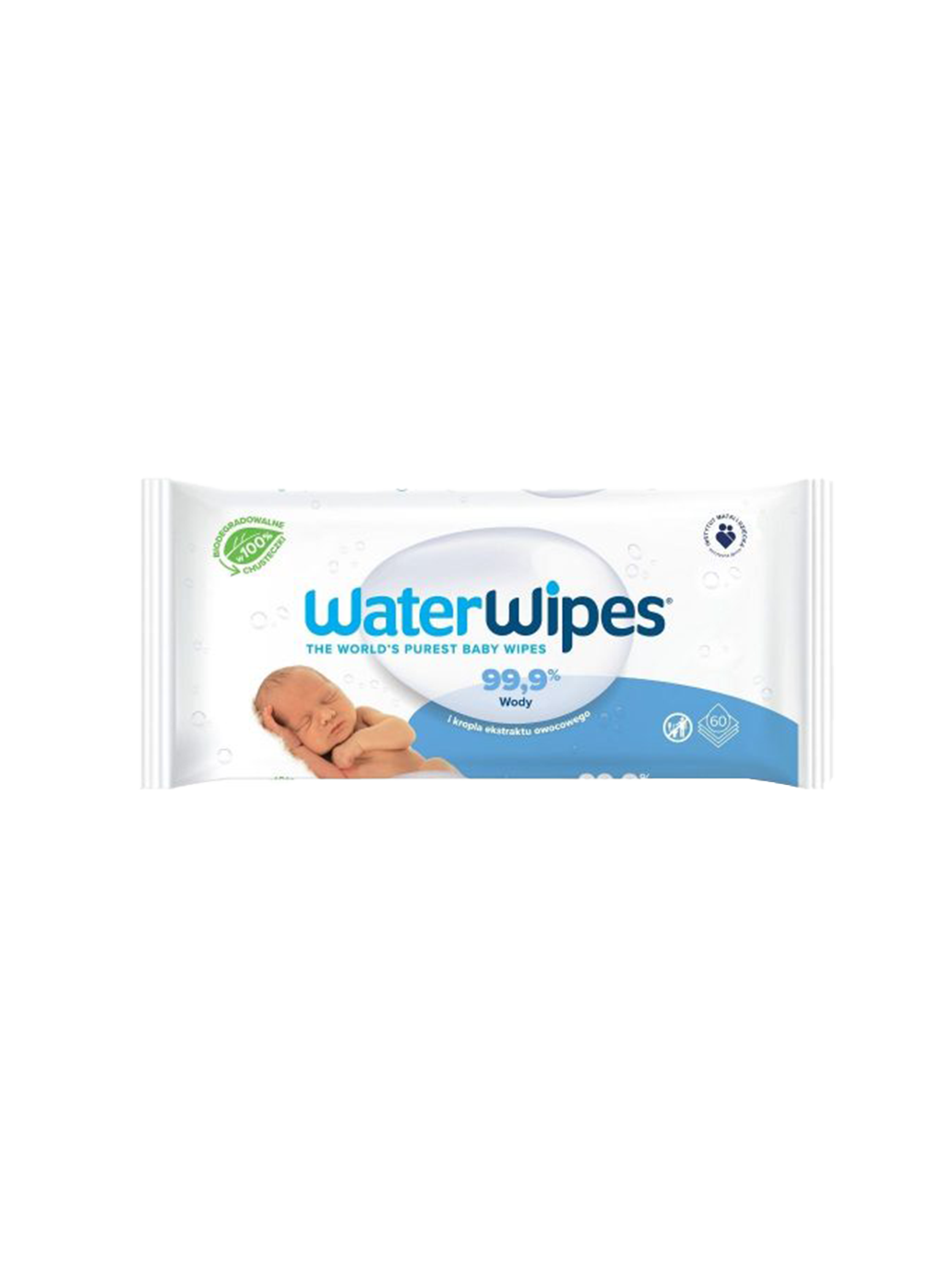 Baumwoll-Feuchttücher WaterWipes 60 Stk.