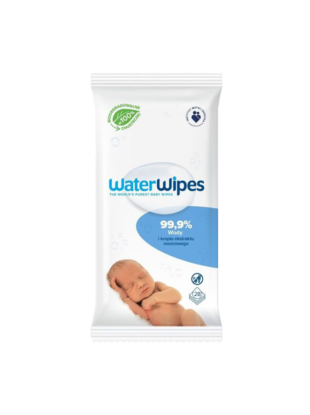 Lingettes humides en coton WaterWipes 28 pcs.