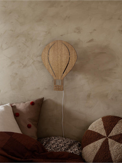 applique en bois Air Balloon Lamp