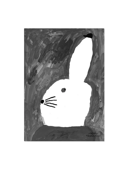 Kaninchen mit kleinem Hutposter