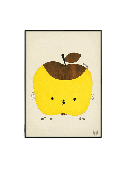 Affiche pomme pomme