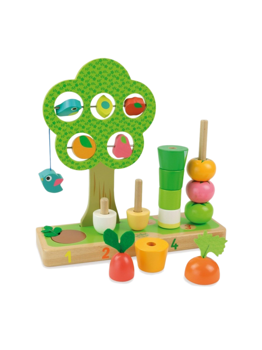 Lernspielzeug aus Holz Gemüse