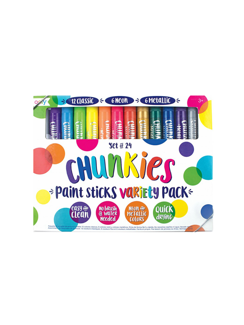 bâtons de peinture Chunkies 24 couleurs