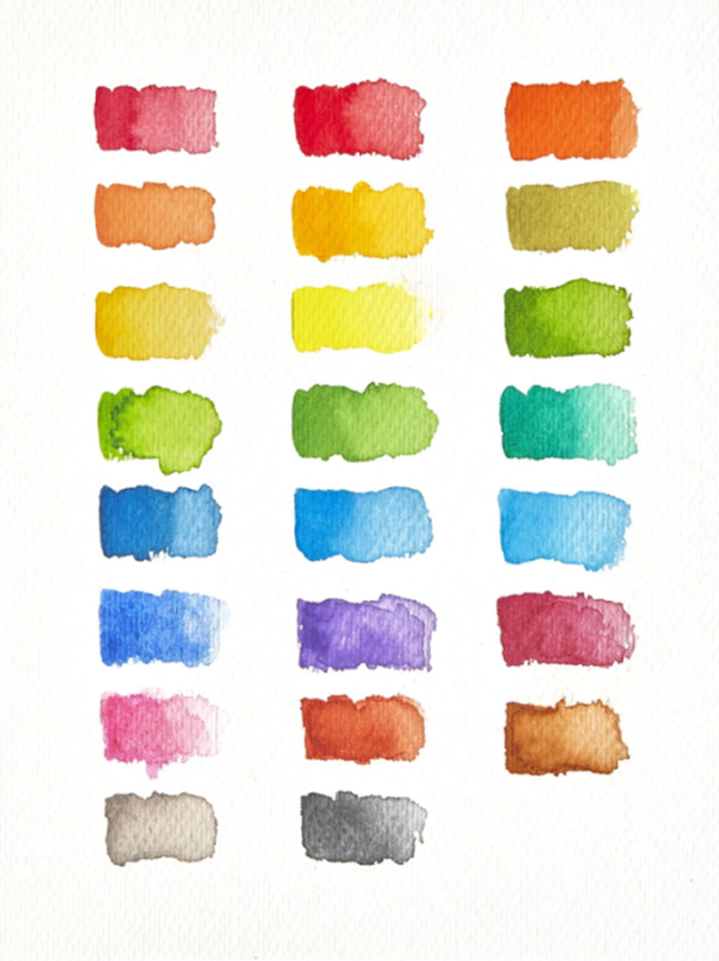 palette aquarelle de voyage