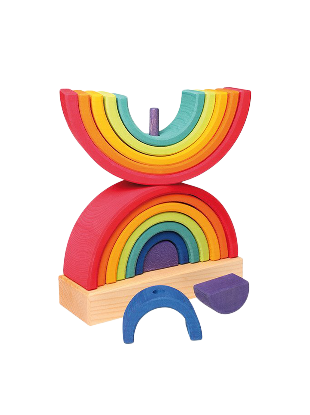 Holzpuzzle 2 Regenbogen