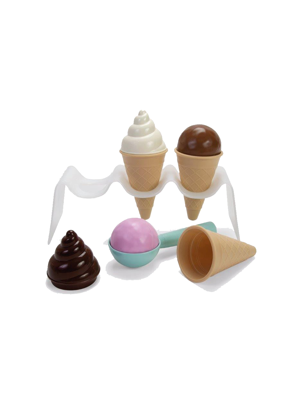 Set à glace en bioplastique