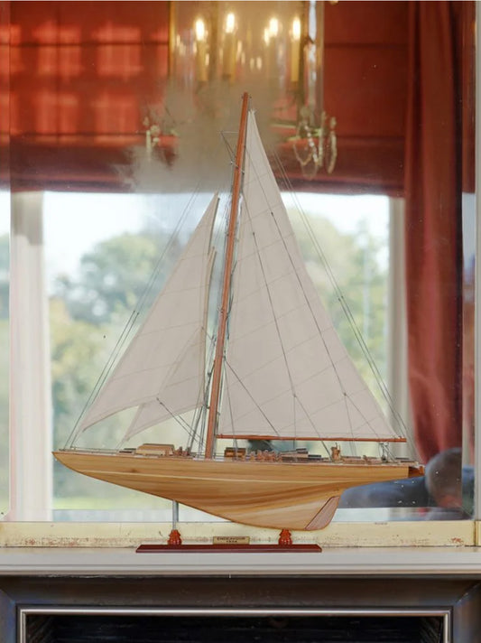 modèle de voilier vintage