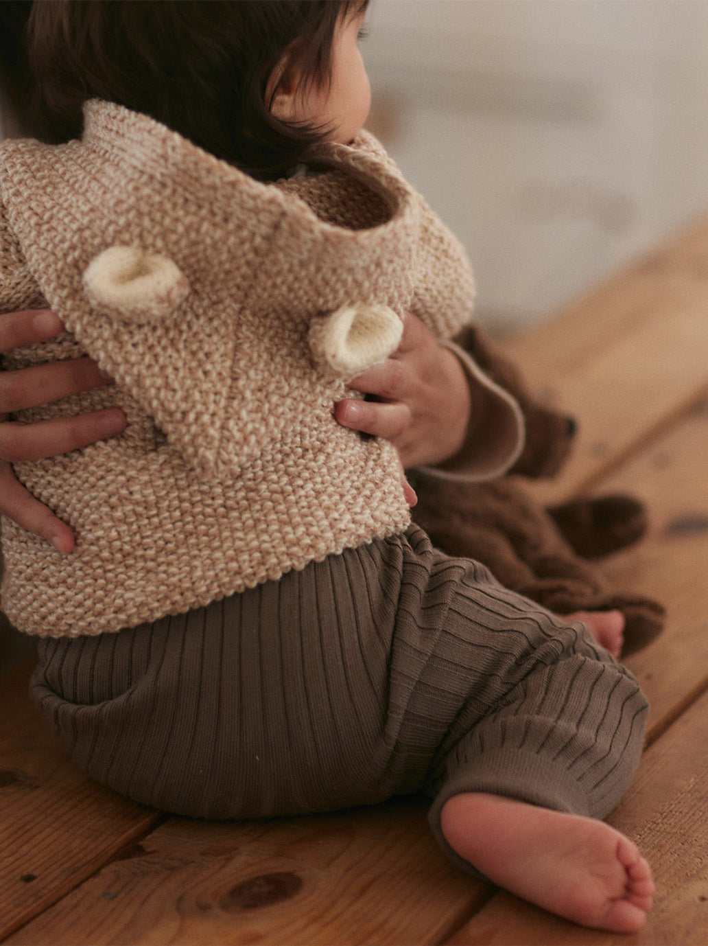 cardigan ours en peluche