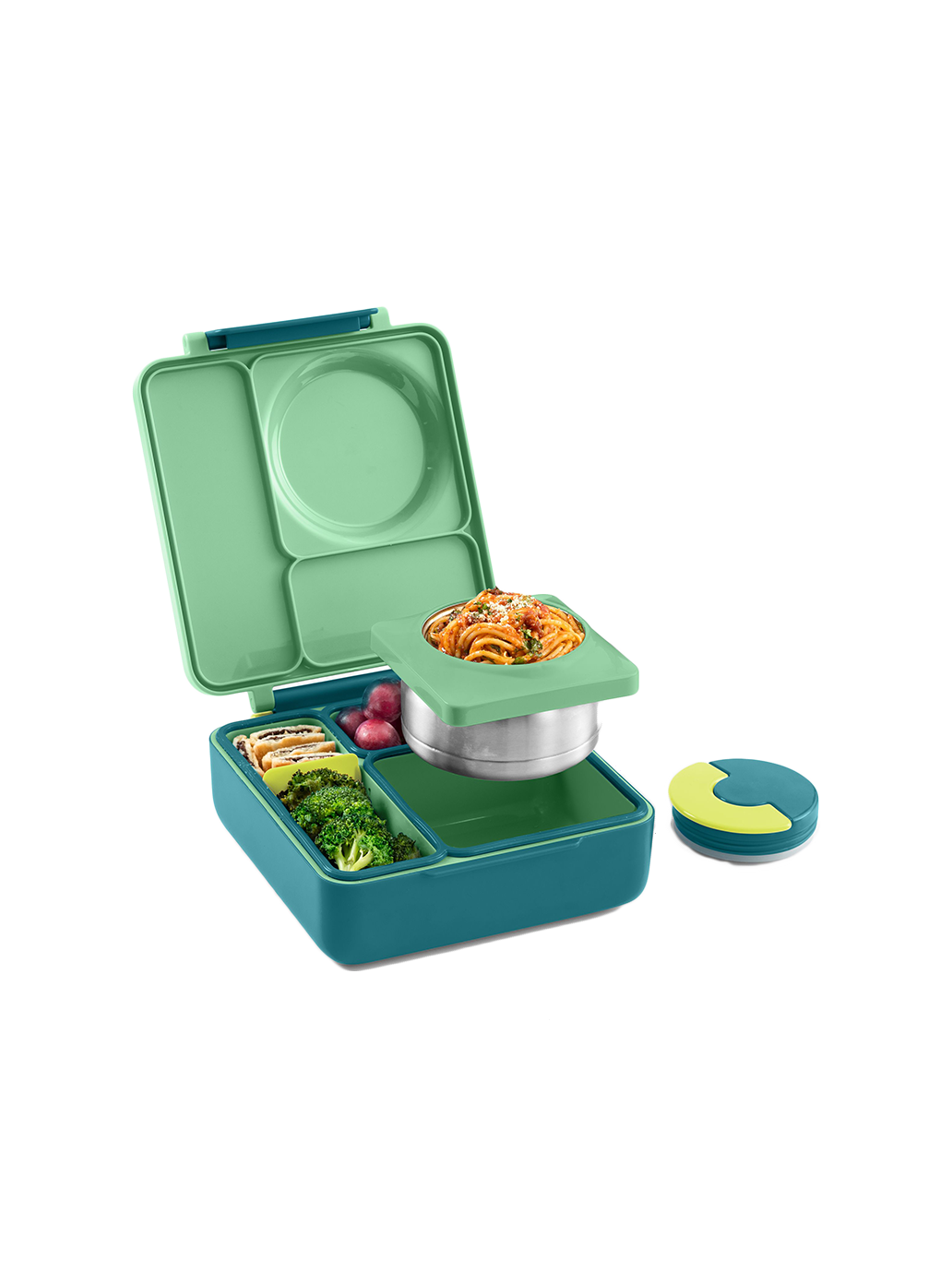 OmieBox Lunchbox mit Thermoskanne und Fächern