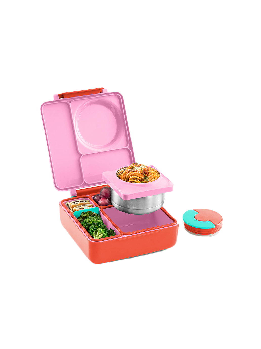 OmieBox Lunchbox mit Thermoskanne und Fächern