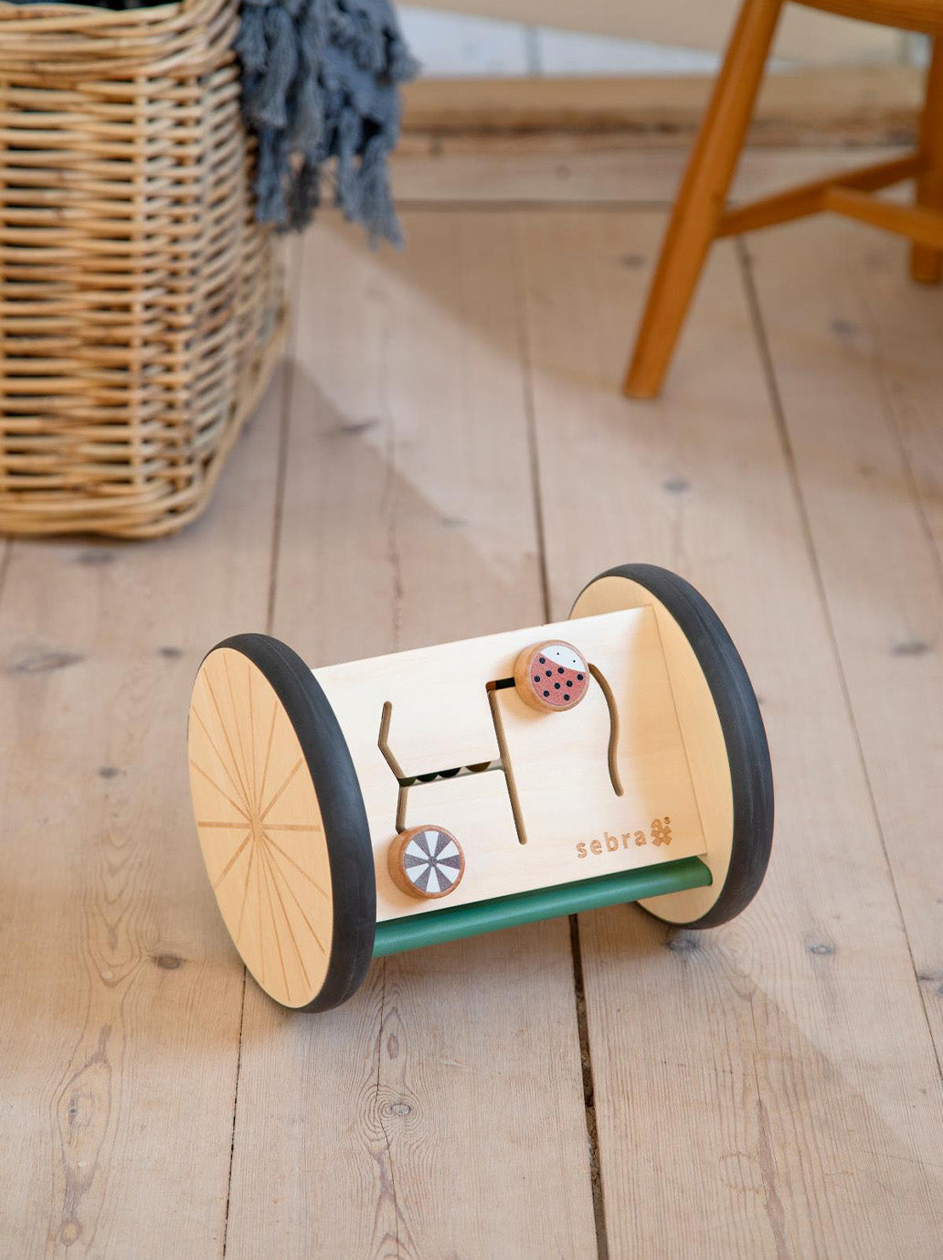 Jouet éducatif en bois Activity Roller