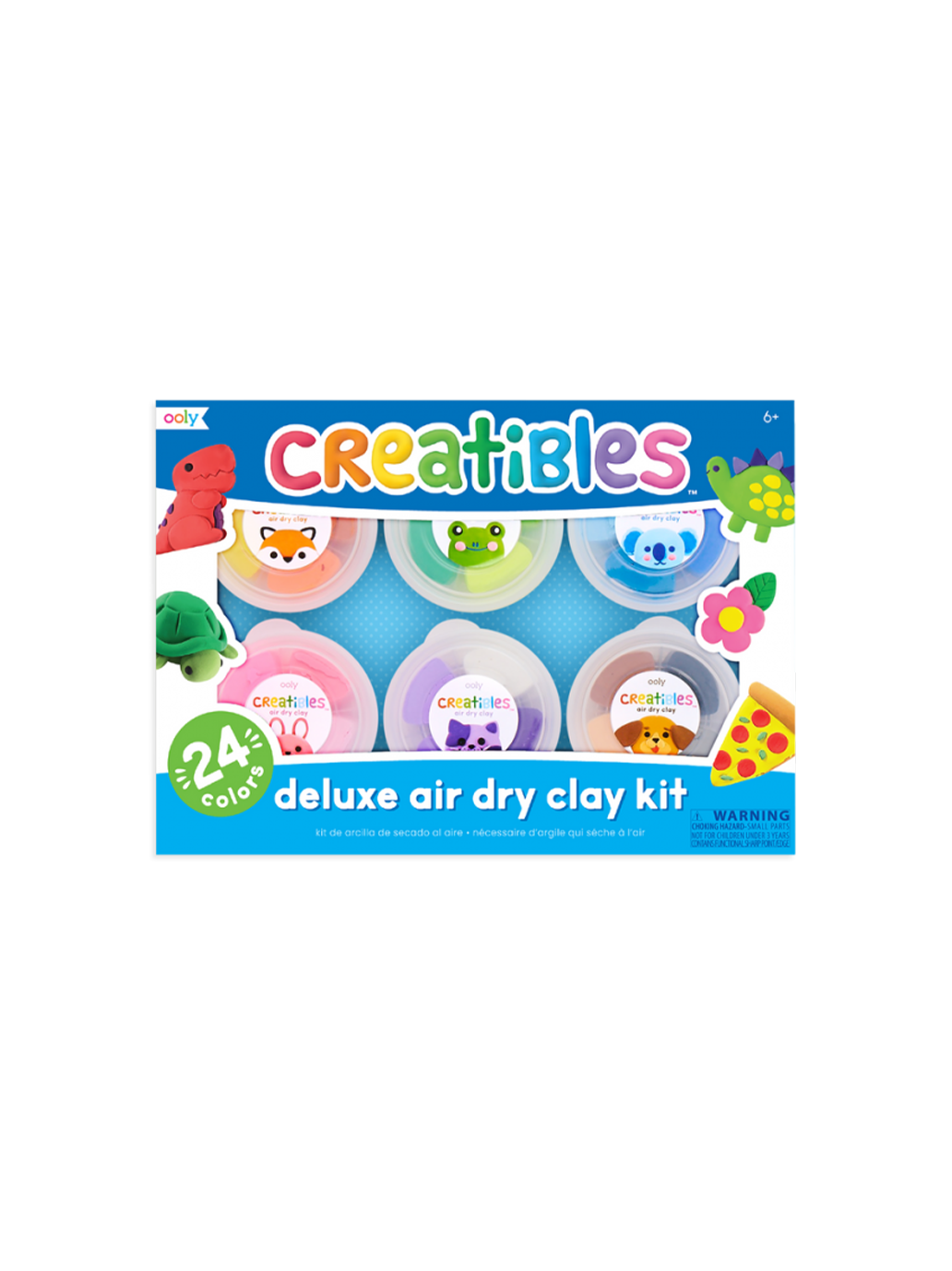 Modelliermasse Creatibles Air Dry Clay Kit 24 Farben