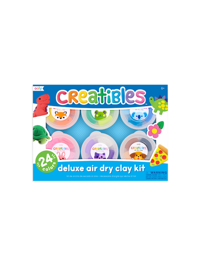 Modelliermasse Creatibles Air Dry Clay Kit 24 Farben