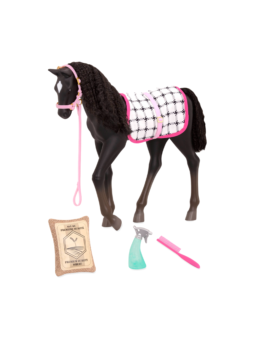 Poulain Black Velvet Foal de 30 cm avec accessoires