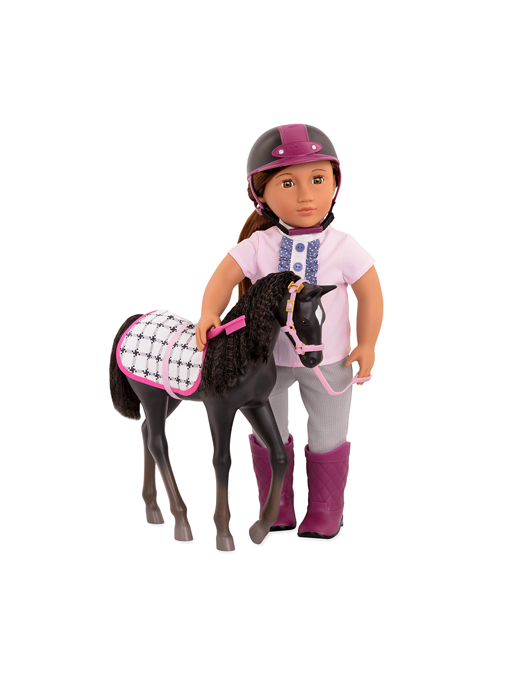 Poulain Black Velvet Foal de 30 cm avec accessoires