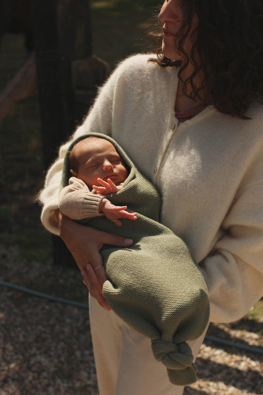 couverture - cocon bébé mérinos