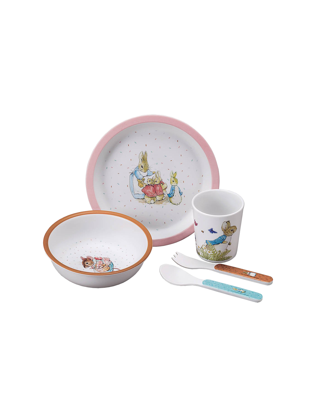 Set de vaisselle en mélamine pour enfants