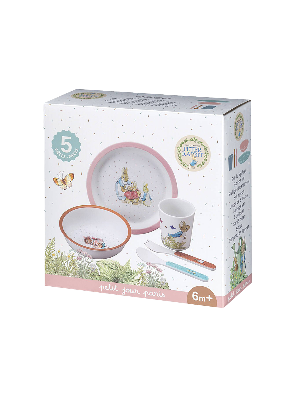 Set de vaisselle en mélamine pour enfants