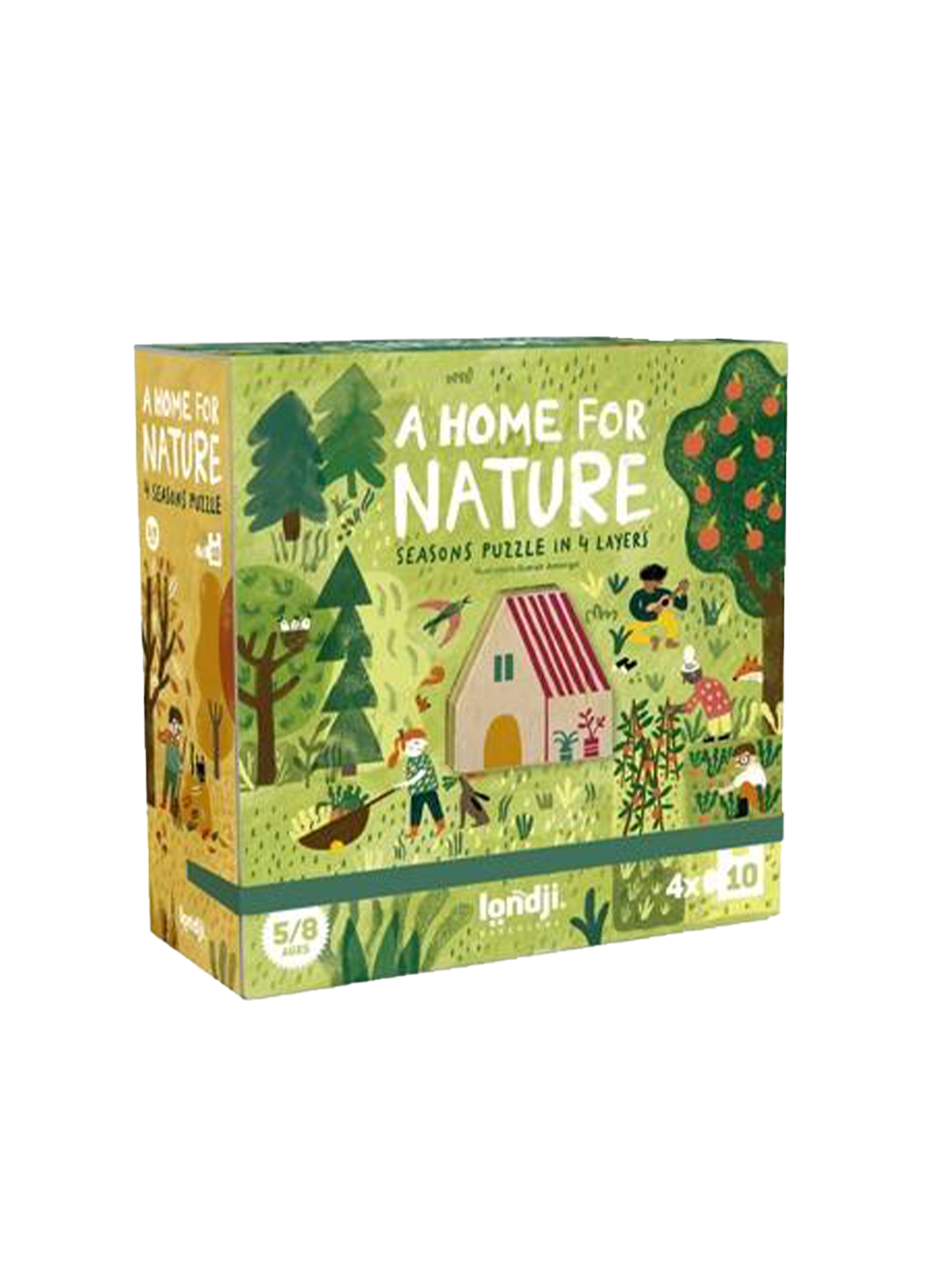 4-Jahreszeiten-Puzzle Ein Zuhause für die Natur