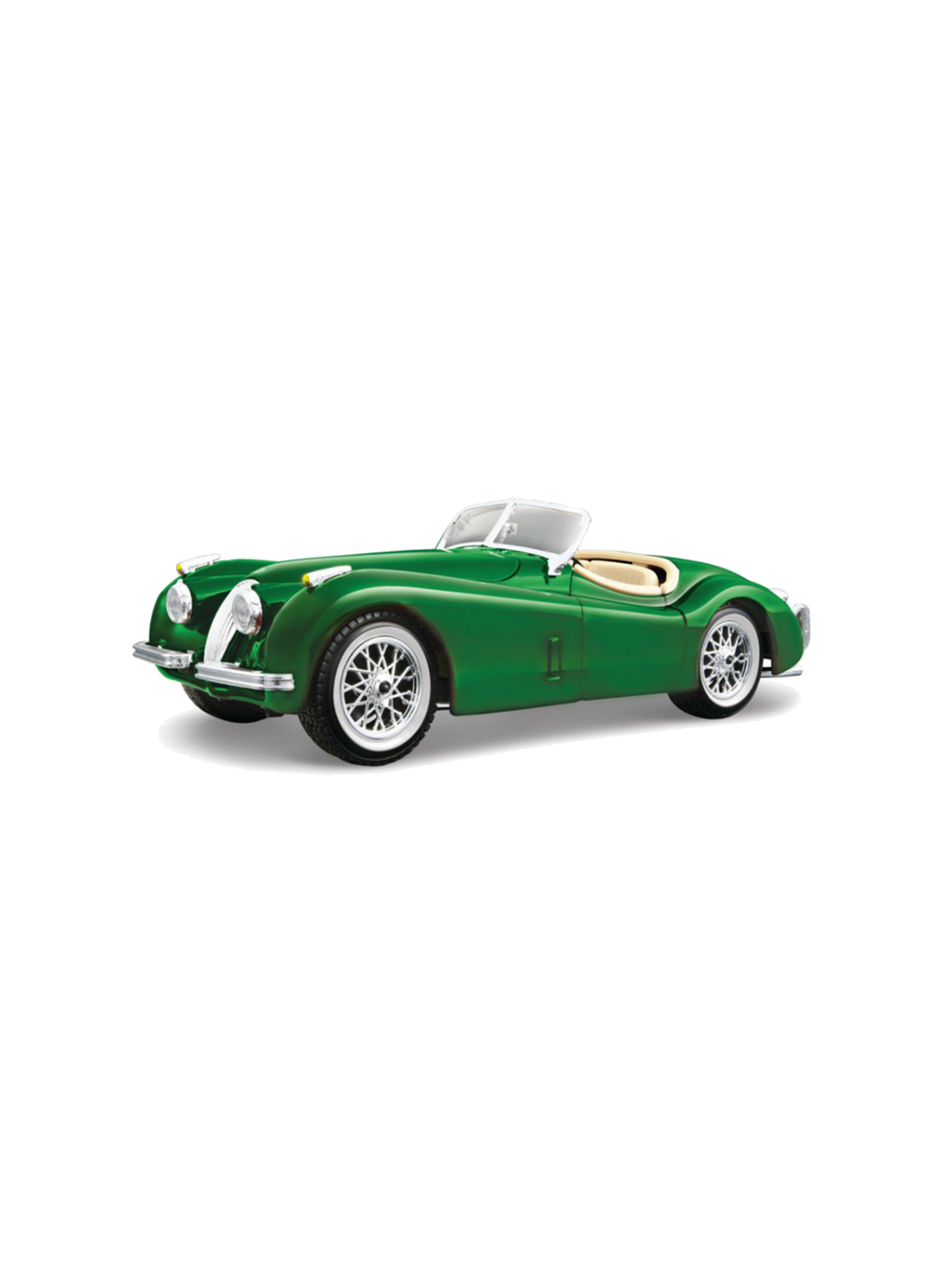 Maquette en métal de la voiture Jaguar XK 120 Roadster