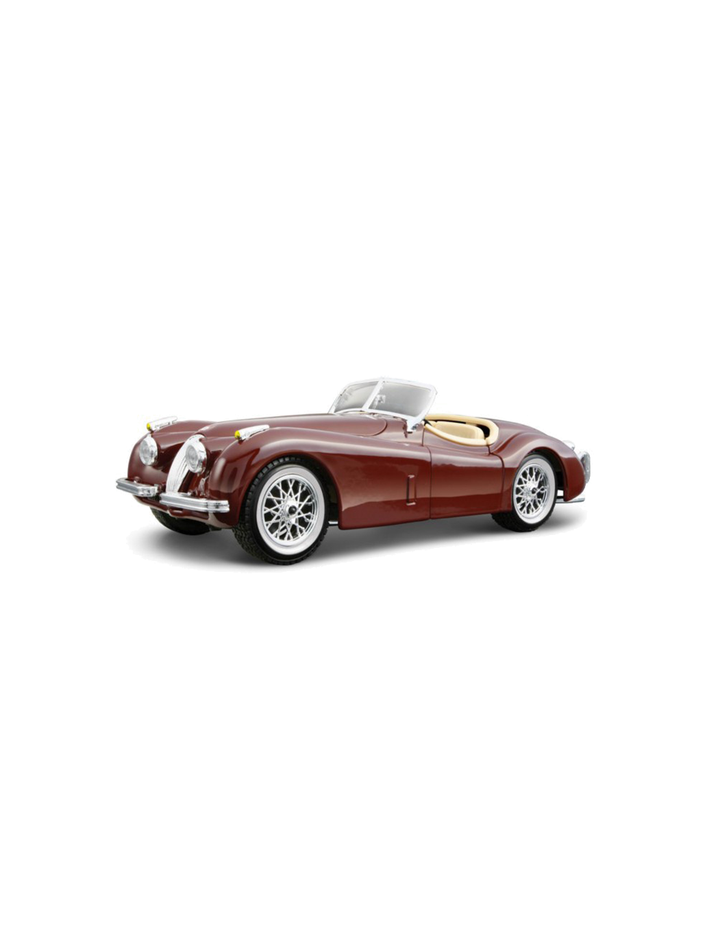 Maquette en métal de la voiture Jaguar XK 120 Roadster