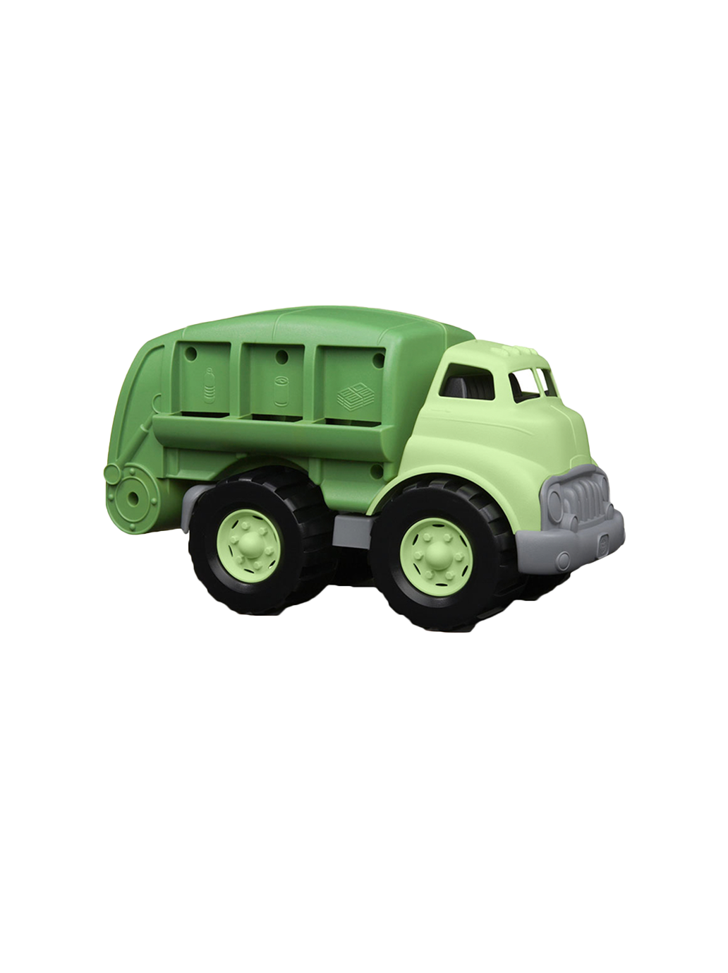 Camion poubelle en bioplastique