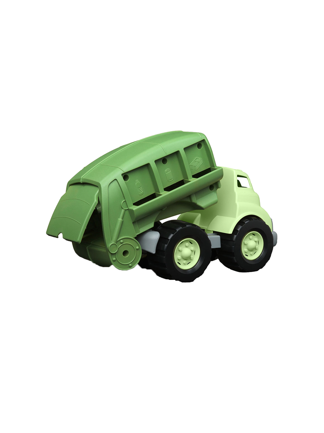 Camion poubelle en bioplastique