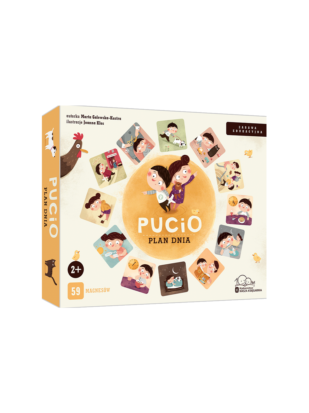 Pucio. Plan de journée de jeu éducatif