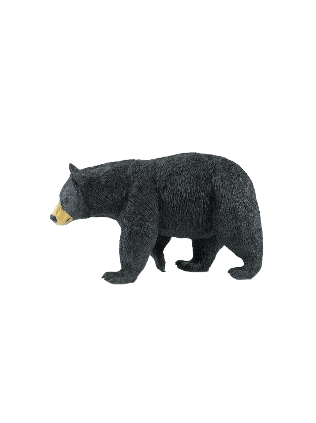 Une grande figurine d'un ours noir