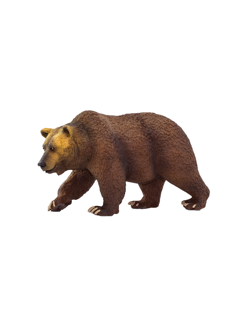 Une grande figurine d'un grizzli