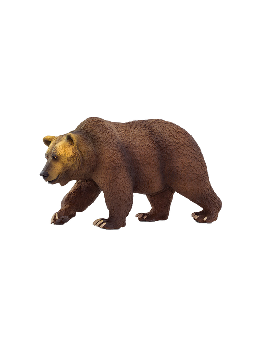Eine große Figur eines Grizzlybären