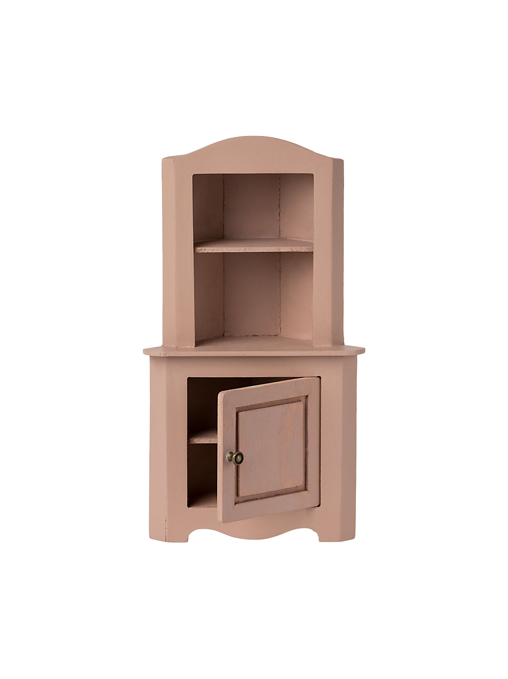 Ein Miniatur-Eckschrank