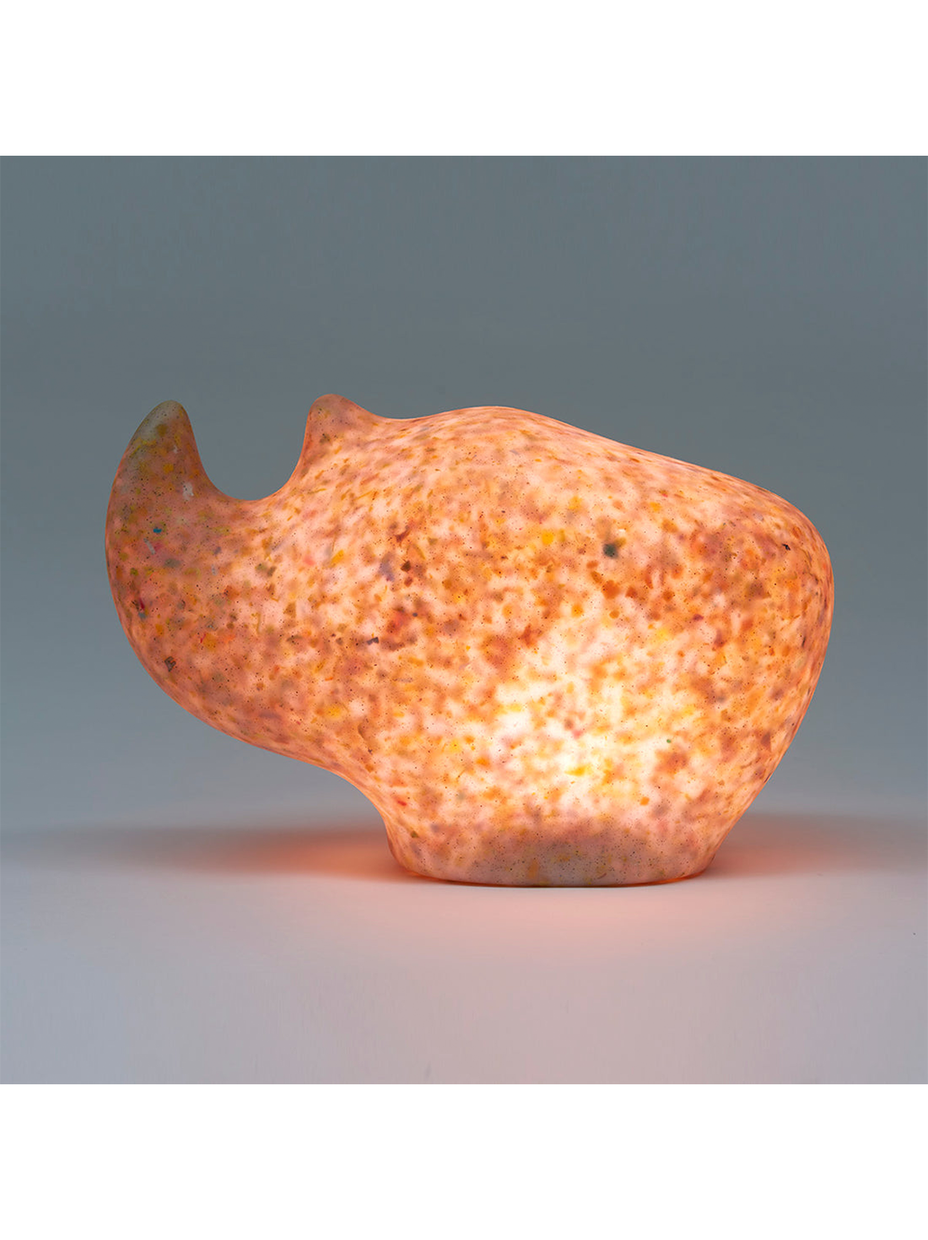 Lampe aus Öko-Material Rhino Lamp