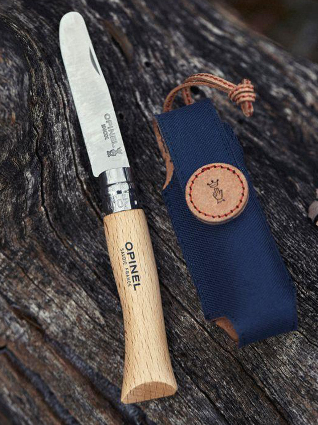 Couteau de poche avec étui Mon Premier Opinel