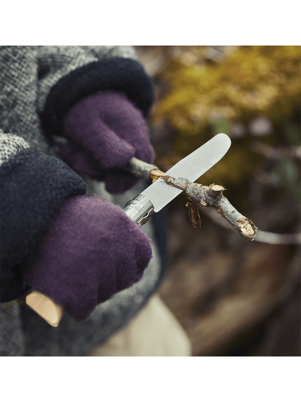 Couteau de poche avec étui Mon Premier Opinel