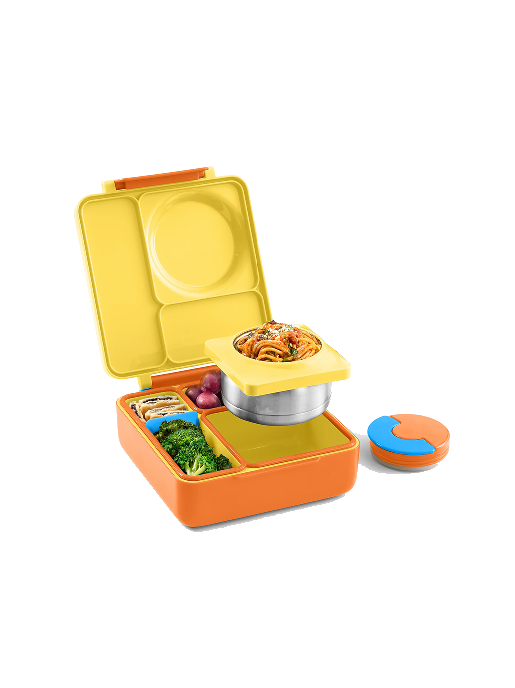 OmieBox Lunchbox mit Thermoskanne und Fächern