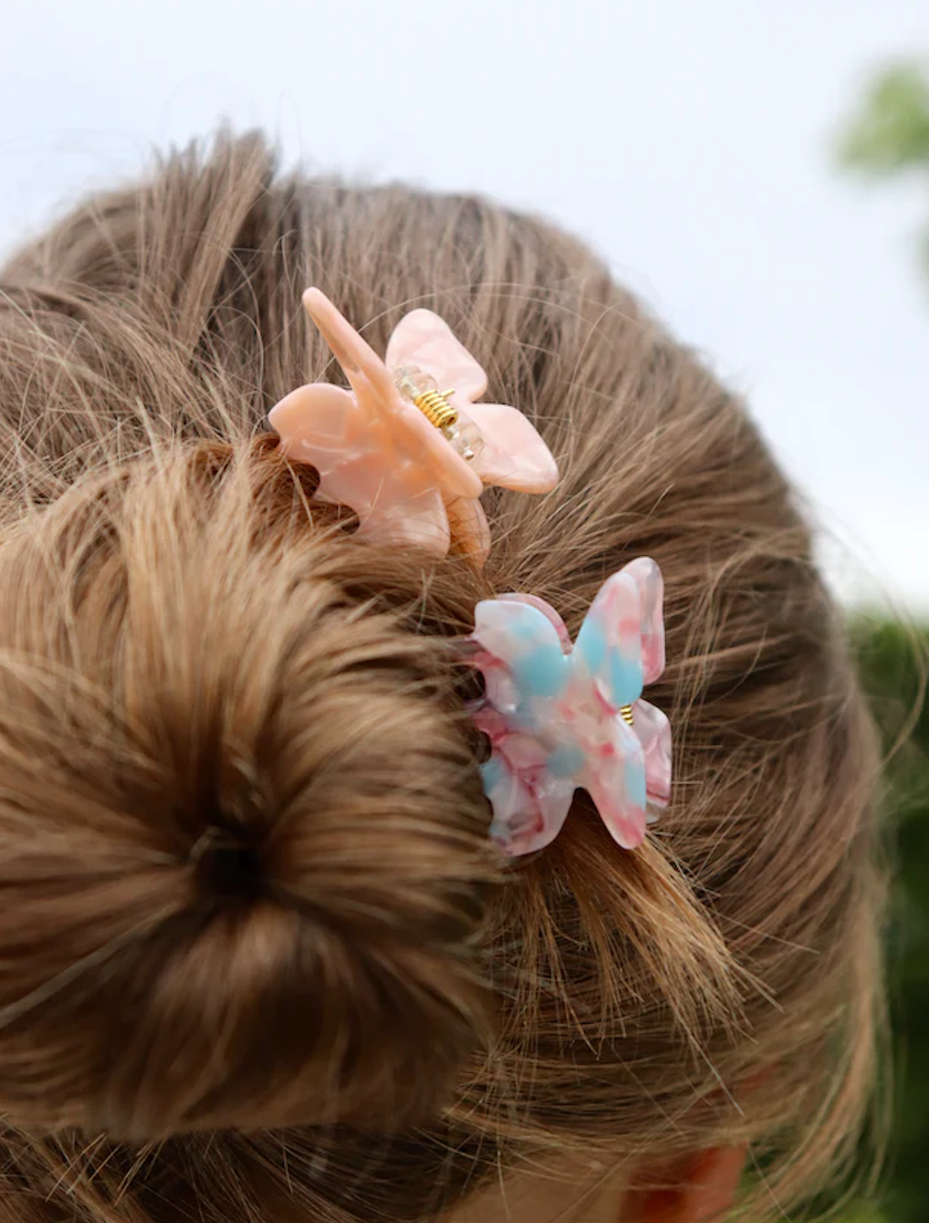 Kleine Butterfly Claw Haarspange