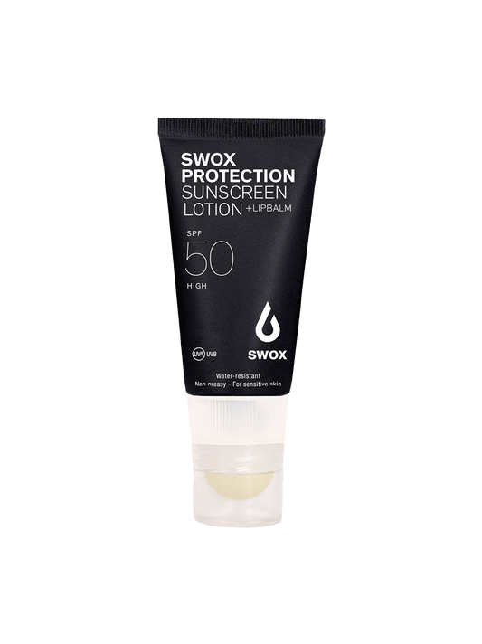 Lotion protectrice avec combo rouge à lèvres SPF 50