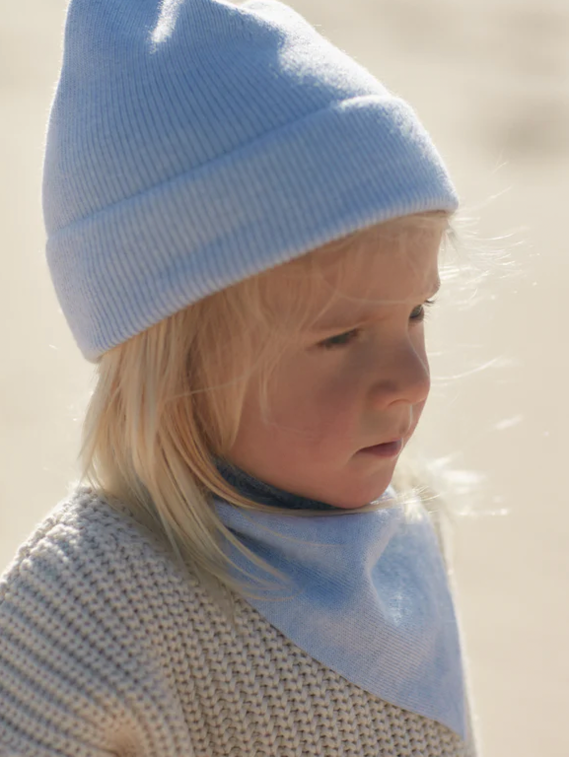 Bandana aus feiner Merino-Bio-Baumwolle