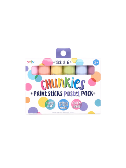 Paquet pastel de bâtons de peinture Chunkies