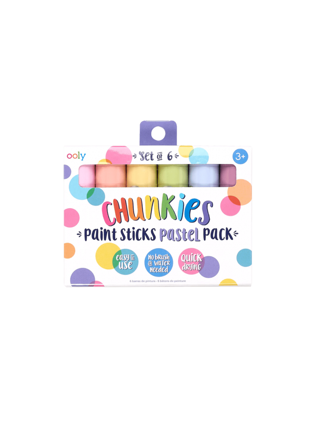 Paquet pastel de bâtons de peinture Chunkies