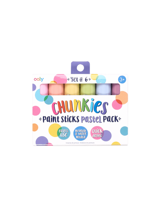 Paquet pastel de bâtons de peinture Chunkies
