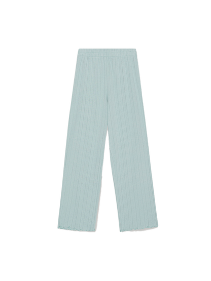 Pantalon court en pointelle coton bio