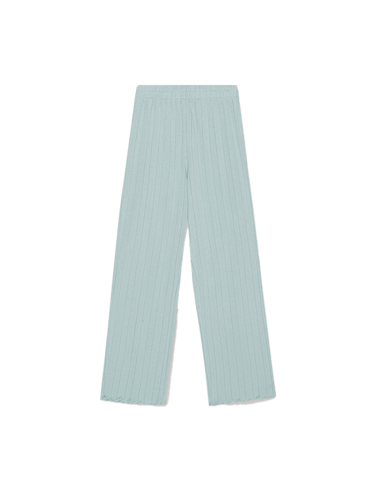 Pantalon court en pointelle coton bio