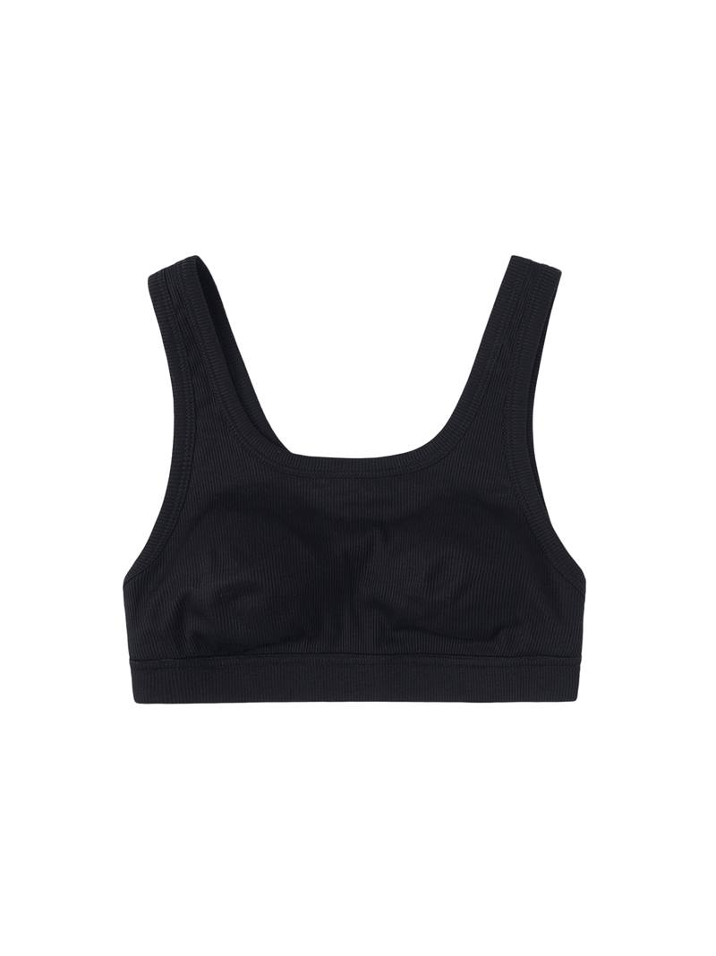 Soutien-gorge débardeur côtelé-flex en coton biologique