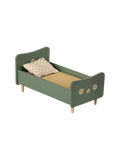 mini lit bébé en bois avec literie