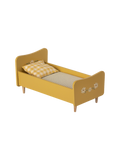 mini lit bébé en bois avec literie