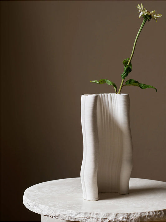 Keramik Moiré-Vase