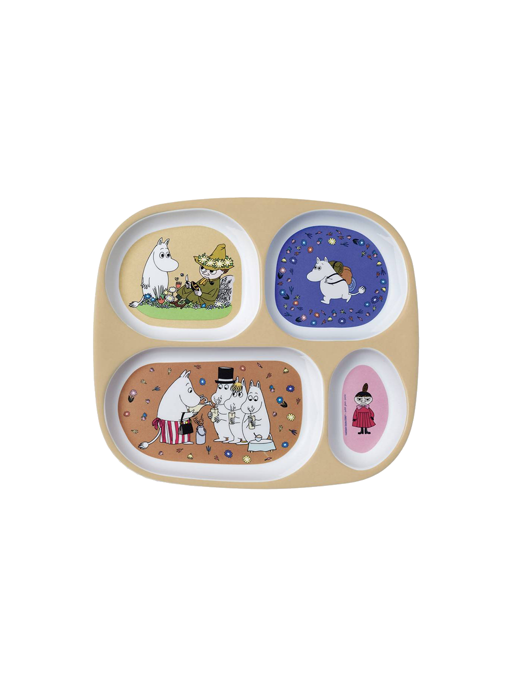 Assiette fendue Moomin