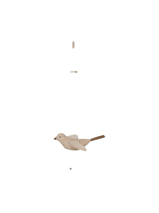 Fliegendes Koko-Vogel-Mobile aus Holz
